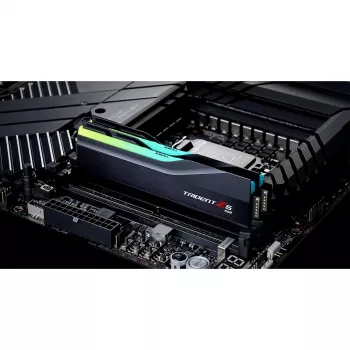 DIMM 48 GB DDR5-6000 (2x 24 GB) Dual-Kit, memoria RAM negra, F5-6000J4048F24GX2-TZ5RK, Trident Z5 RGB, INTEL XMP