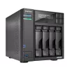 Asustor LOCKERSTOR 4 Gen2 (AS6704T) NAS sobremesa Intel® Celeron® N N5105 4 GB DDR4 0 TB ADM negro