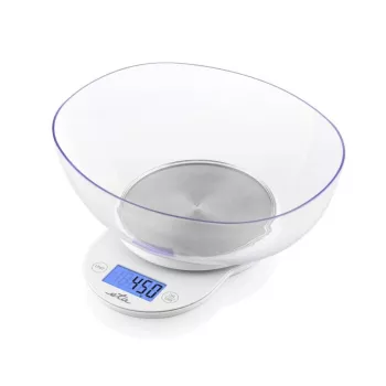 ETA | Báscula de cocina con bol | ETA577090000 Mari | División 1 g | Tipo de pantalla LCD | Blanco
