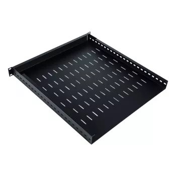 Bandeja para rack Digitus TN-19-5/9-1U-W-BK acero negro 19 pulgadas 500 mm de profundidad