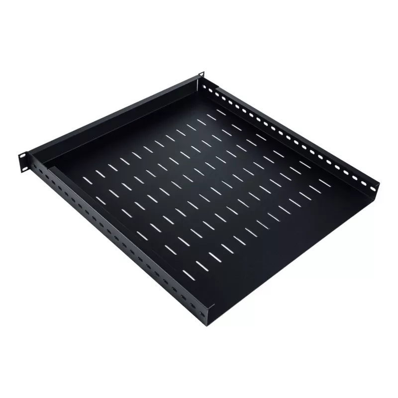 Bandeja para rack Digitus TN-19-5/9-1U-W-BK acero negro 19 pulgadas 500 mm de profundidad