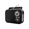 Muse | M-051R | Radio de bolsillo de 2 bandas | Negro
