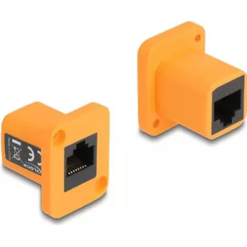 Cambiador de género DeLOCK 87998 RJ45 naranja