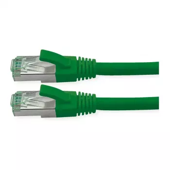 ROLINE RM Cable de parcheo Cat.6A S/FTP (PiMF), verde, 0,5 m