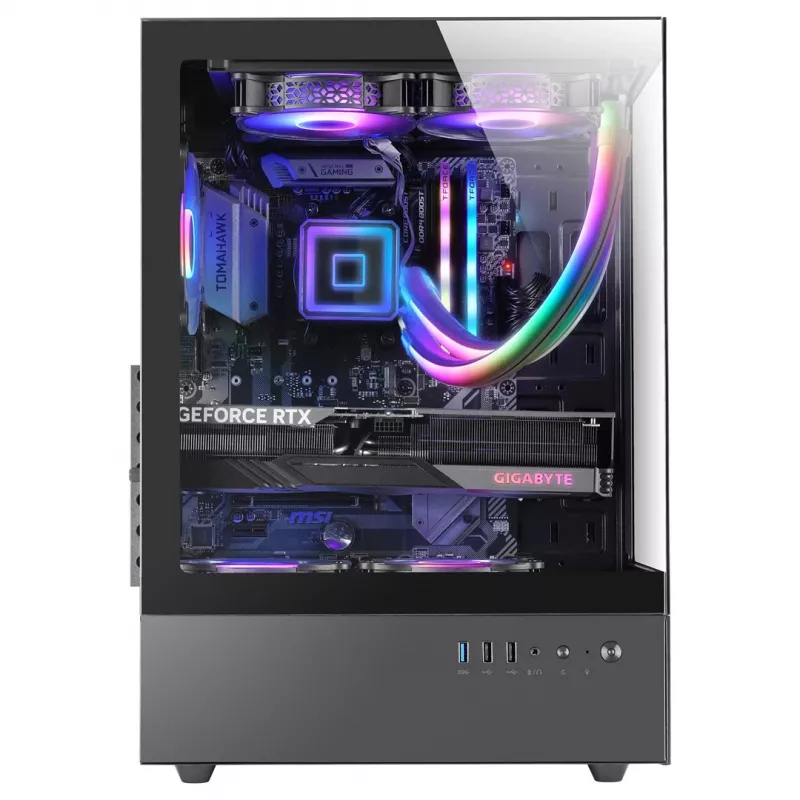 Tacens Mars MC-XO caja ATX, negra, 1 ventilador FRGB de 120 mm