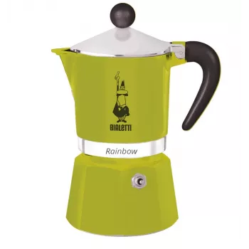 Cafetera moka Bialetti Rainbow 0,27 L verde