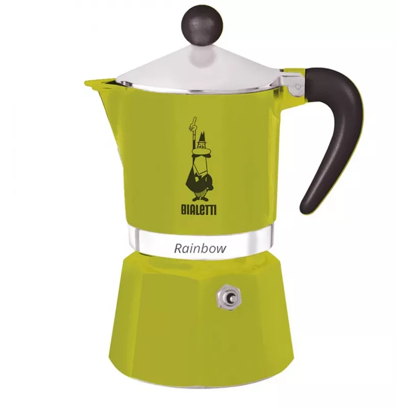 Cafetera moka Bialetti Rainbow 0,27 L verde