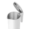 Hervidor de agua Xiaomi 1,7 L 1800 W blanco – acero inoxidable, tapa con botón, aislamiento térmico