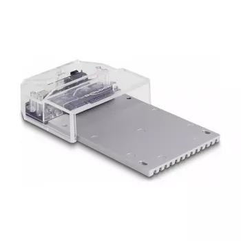 Docking station USB Type-C DeLOCK para 1 x SSD U.2 negro