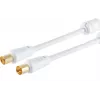 Cable coaxial de antena ShiverPeaks 80403 — 2,5 m, contactos dorados
