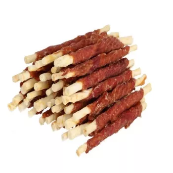 Hilton Duck Wrap White Rawhide Stick 500 g — hueso masticable de pato, proteína 60%