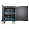 Manhattan Carro/Carrito de carga de 32 tomas por USB-C para iPad hasta 13 pulgadas, MacBook Air hasta 13 pulgadas y Chromebook hasta 14 pulgadas, también otros tablets/smartphones (con cable dispositivo a USB-C), compartimentos 330x22x235 mm, cable de carga de dispositivo no incluido (recomendado cable USB-C 35