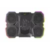 Esperanza Breva EGC107 base refrigeradora gaming para portátil con soporte para teléfono, 2600 rpm, LED RGB, negra