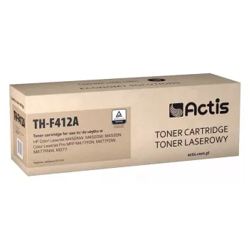 Tóner Actis TH-F412A (compatible con HP 410A CF412A; estándar; 2300 páginas; amarillo)