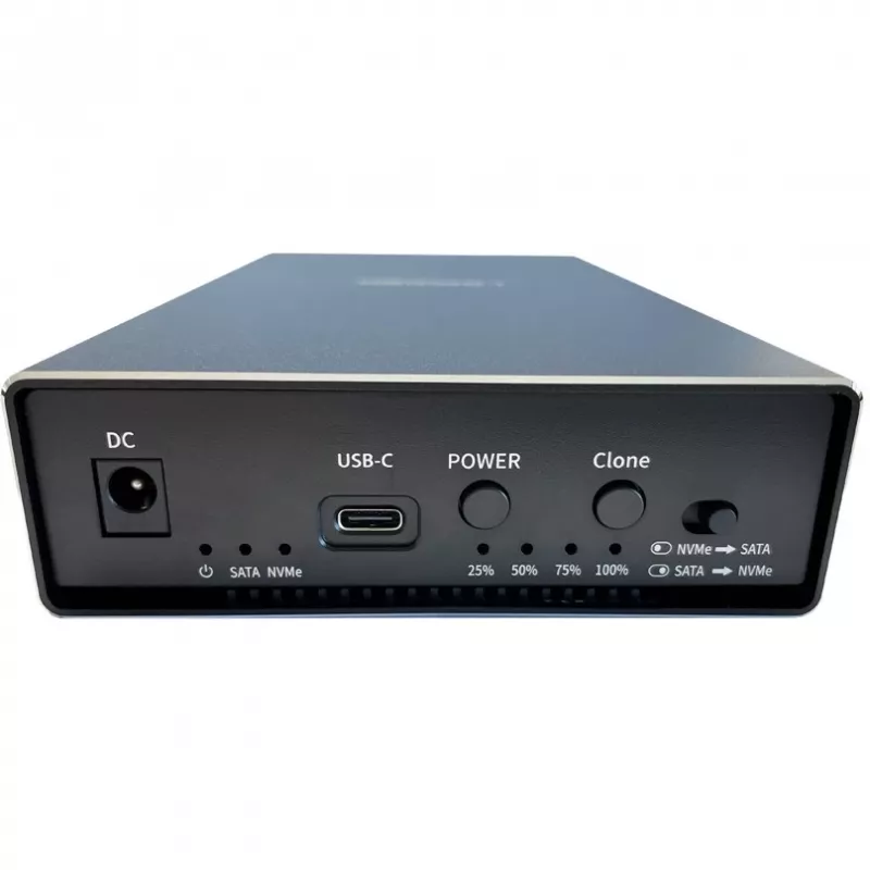 Carcasa HDD/SSD LC-Power LC-DOCK-C-35-M2 3,5 pulgadas USB Type-C 10 Gbit/s