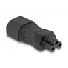 Adaptador de red DeLOCK IEC 60320 C14 a conector macho C5 2,5 A recto negro