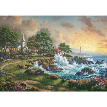 Thomas Kinkade Studios: Kleinod am Meer, puzzle 1000 piezas