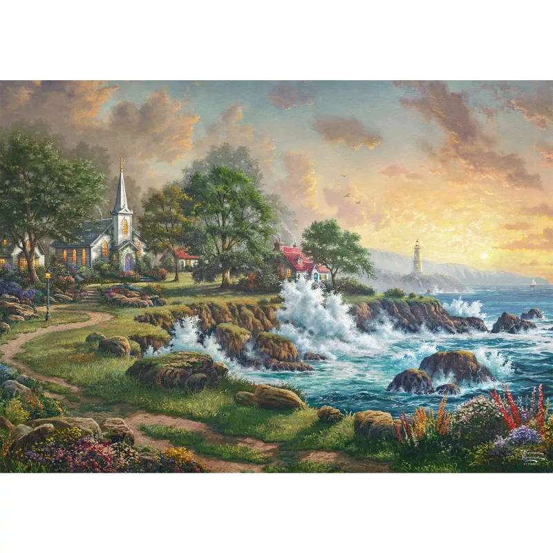 Thomas Kinkade Studios: Kleinod am Meer, puzzle 1000 piezas