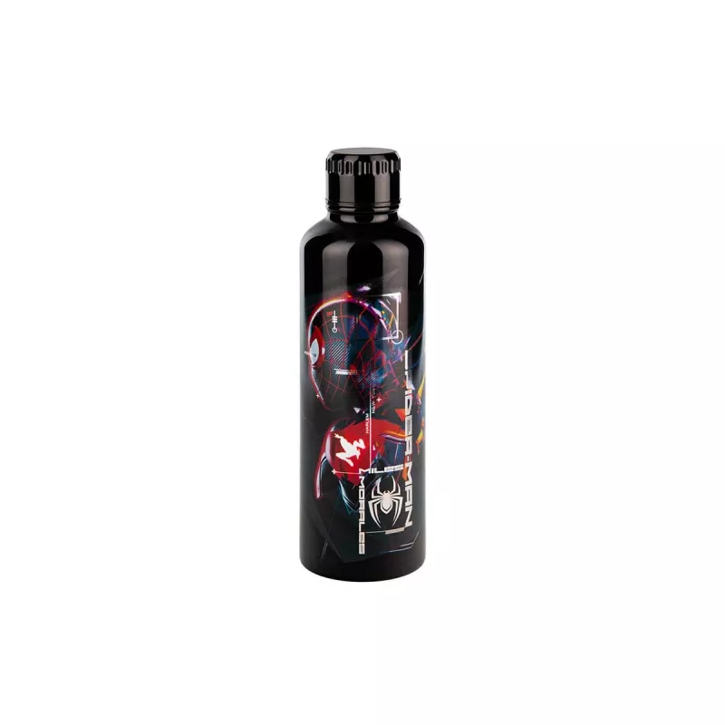 Botella de agua metálica Paladone Spiderman Miles Morales