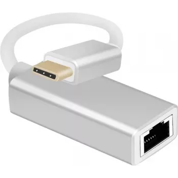 Cable adaptador Ethernet helos 288378 USB 3.1 Type-C a RJ45, adaptador de red para Gigabit Ethernet