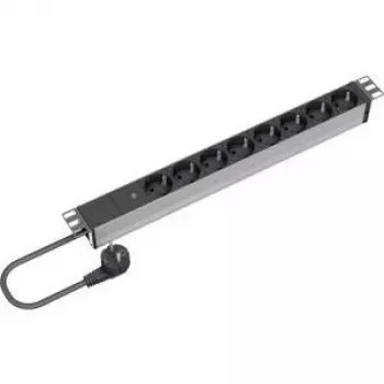 Distribuidor de corriente 2 salidas AC Bachmann 909.003 negro plata
