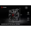 SAVIO SAVGBLADE ventilador de caja 120mm PWM