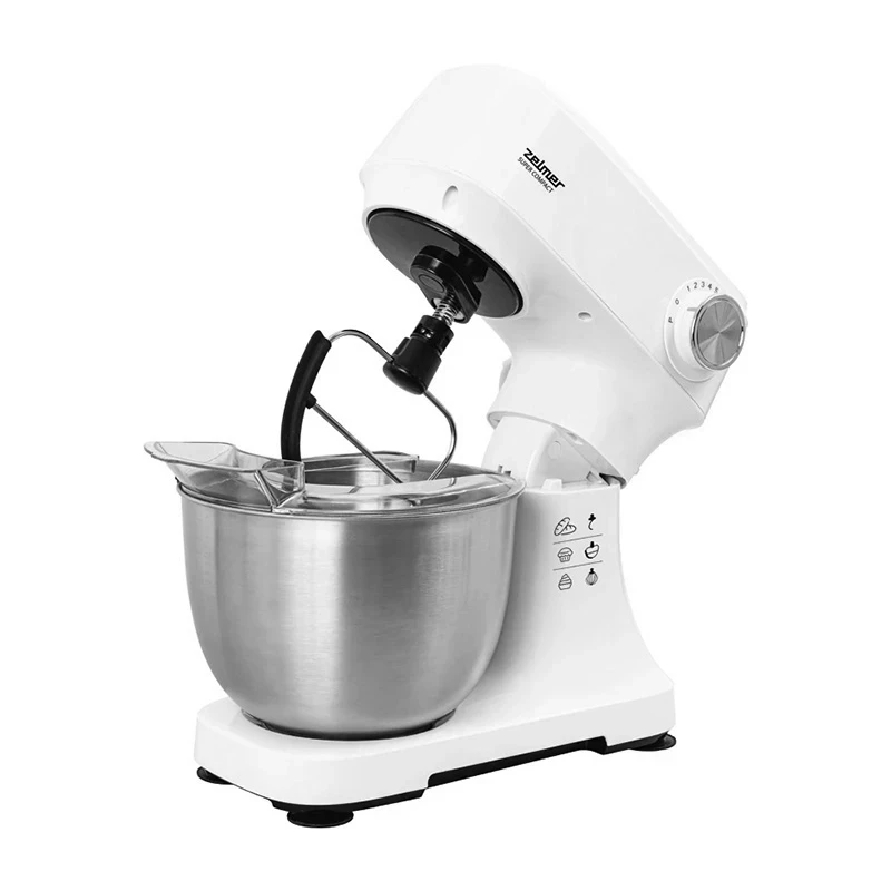 Batidora planetaria Zelmer ZKR1340 - 600 W, bol de 3,5 L, blanco