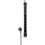 Unidad de distribución de energía PDU ShiverPeaks BS09-20165 6 tomas AC negro