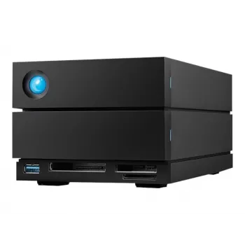 Conjunto de discos LaCie 2big Dock 48 TB sobremesa negro 48 TB carcasa sobremesa 118×217×93,3 mm 3,81 kg