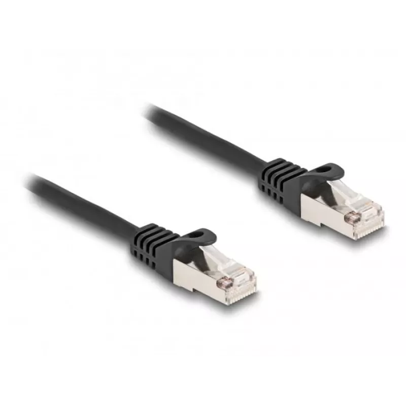 Cable de red DeLOCK conector macho RJ50 a conector macho RJ50 S/FTP 0,25 m negro