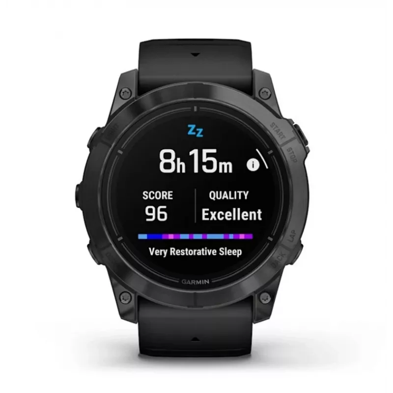 Smartwatch GARMIN epix Pro (Gen 2) — 1,4 pulgadas AMOLED 454×454, 32 GB, GPS, Wi-Fi, Bluetooth, carcasa de 51 mm, 98 g, silicona negra