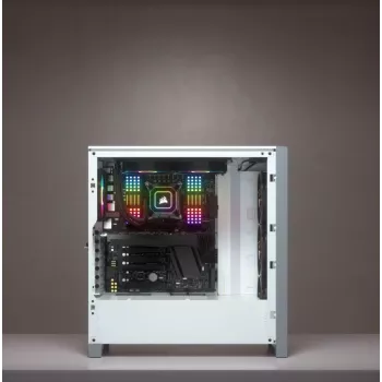 Corsair iCUE 4000X RGB Midi Tower Blanco