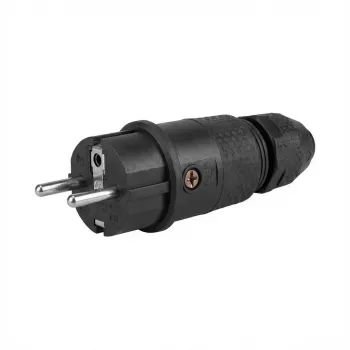ABL 100000068 Conector macho profesional SCHUKO & fr-be Elamid-2K negro sv IP54 (100000068)
