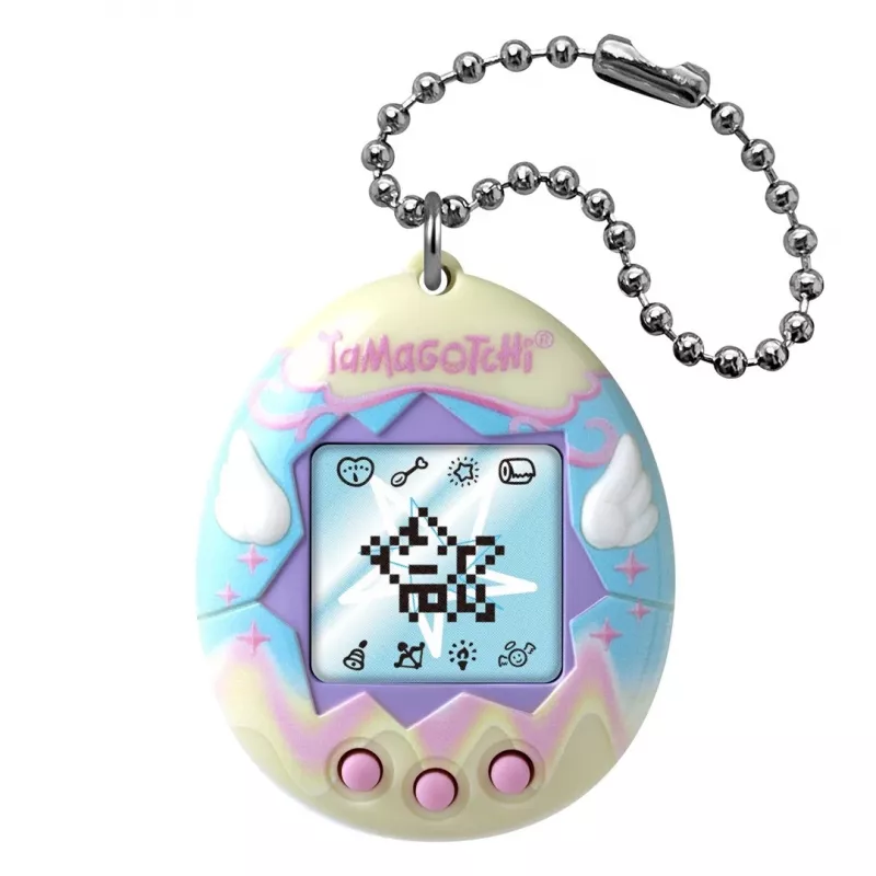 Mascota virtual portátil Bandai Tamagotchi Angel Party 42993 — juguete digital