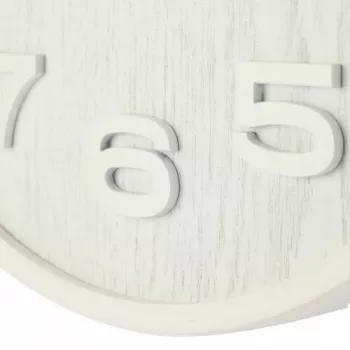 NeXtime 3096WI - Reloj de pared - Reloj de cuarzo - Redondo - Blanco - Madera - Madera