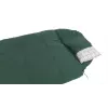 Saco de dormir Outwell Camper Prime semirrectangular 900×2350 mm, altura máxima del usuario 200 cm, algodón/poliéster, verde