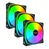 MONTECH AX120 PRO negro 120mm ARGB pack de 3