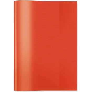 Forro para libros de texto HERMA A5 transparente/rojo PP