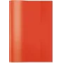 Forro para libros de texto HERMA A5 transparente/rojo PP
