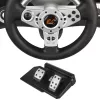 Volante nano rs RS700 con cable USB 270° de rotación, 10 botones, pedales, vibración, cable de 1,8 m