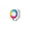 Ventilador de CPU DeepCool AG400 WH ARGB 12 cm blanco