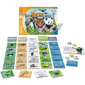 tiptoi Animales del mundo, juego de mesa