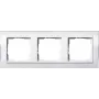 GIRA 3 marcos Event Klar, Standard 55, System 55 blanco 0213723