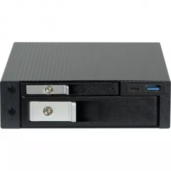 Dock HDD INTER-TECH ST-7227U para unidades de 2,5 inch y 3,5 inch, USB 3.0 con Type-C y Type-A