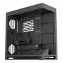 Caja de PC HAVN HS 420 VGPU, torre Midi, E-ATX, cristal templado, cable riser PCIe 5.0 - negra