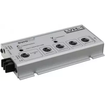 Distribuidor amplificador de S-Video EUROLITE LVH-1 (1 entrada, 4 salidas)