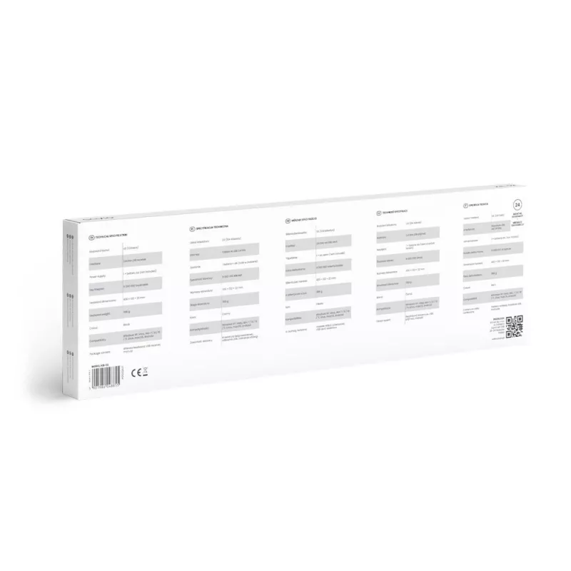 Savio KB-02 Teclado Home/Office USB QWERTY Negro