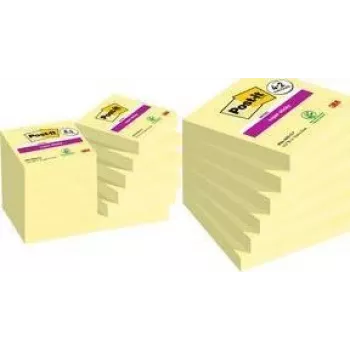 3M 7100259321 papel de notas cuadrado amarillo 90 hojas autoadhesivo