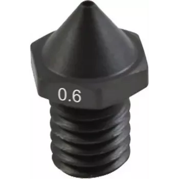 Boquilla para impresora 3D Flashforge Creator 4 0,6 mm endurecida – punta de extrusión resistente al desgaste