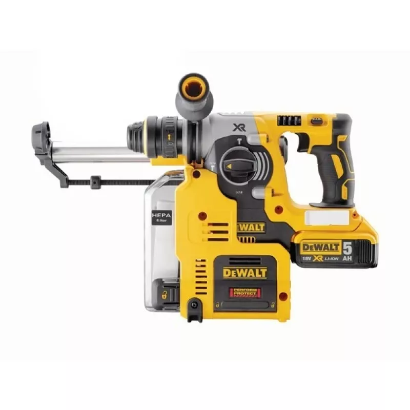 Martillo combinado a batería DeWALT DCH275P2, 18 voltios, martillo perforador 1100 rpm SDS Plus